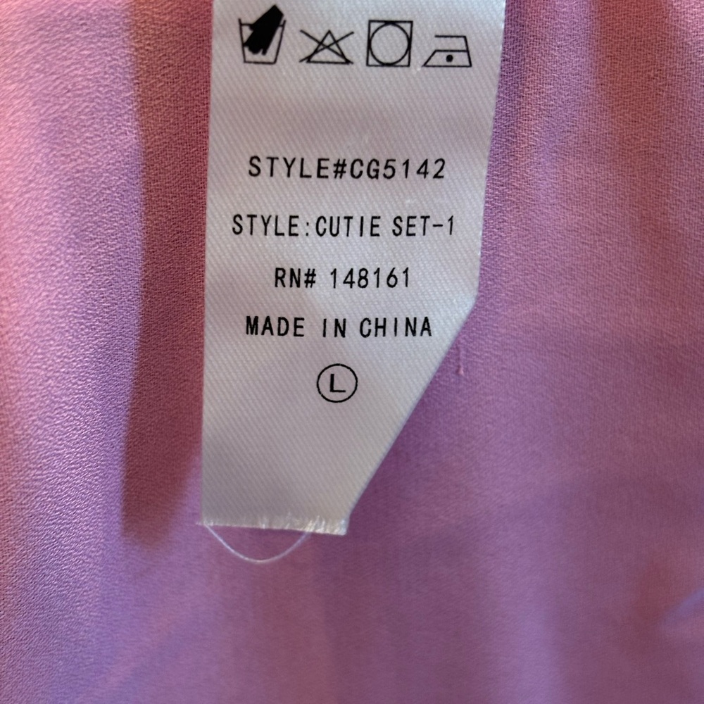 NWT BuddyLove CUTIE TWO PIECE SET - BUBBLEGUM PINK Size Large - Picture 6 of 12